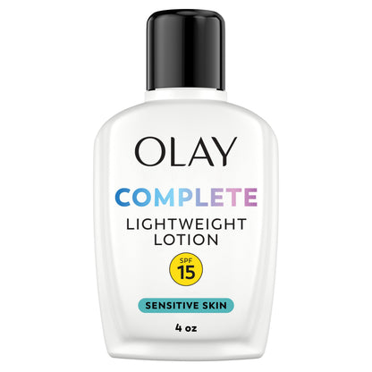 Olay Face Moisturizer, Complete All Day Moisturizer With Sunscreen Broad Spectrum SPF 15 - Sensitive, 4 fl. Oz, 1 unit Olay
