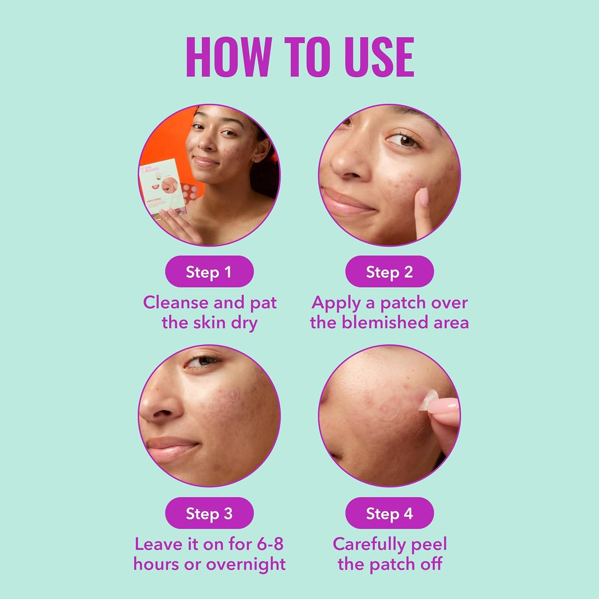 Good Molecules Pimple Patches for Face, 100 Pack – Ultra-Thin Hydrocolloid Patches, Invisible Under Makeup, Conceals Blemishes, Blackheads & Zits, Suitable for Acne-Prone Skin Good Molecules