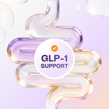 GOBIOTIX Fiber Supplement Powder with Prebiotics for Digestive Health and GLP-1 Support, Soluble Fiber for Gut Health & Debloat, Keto GOBIOTIX