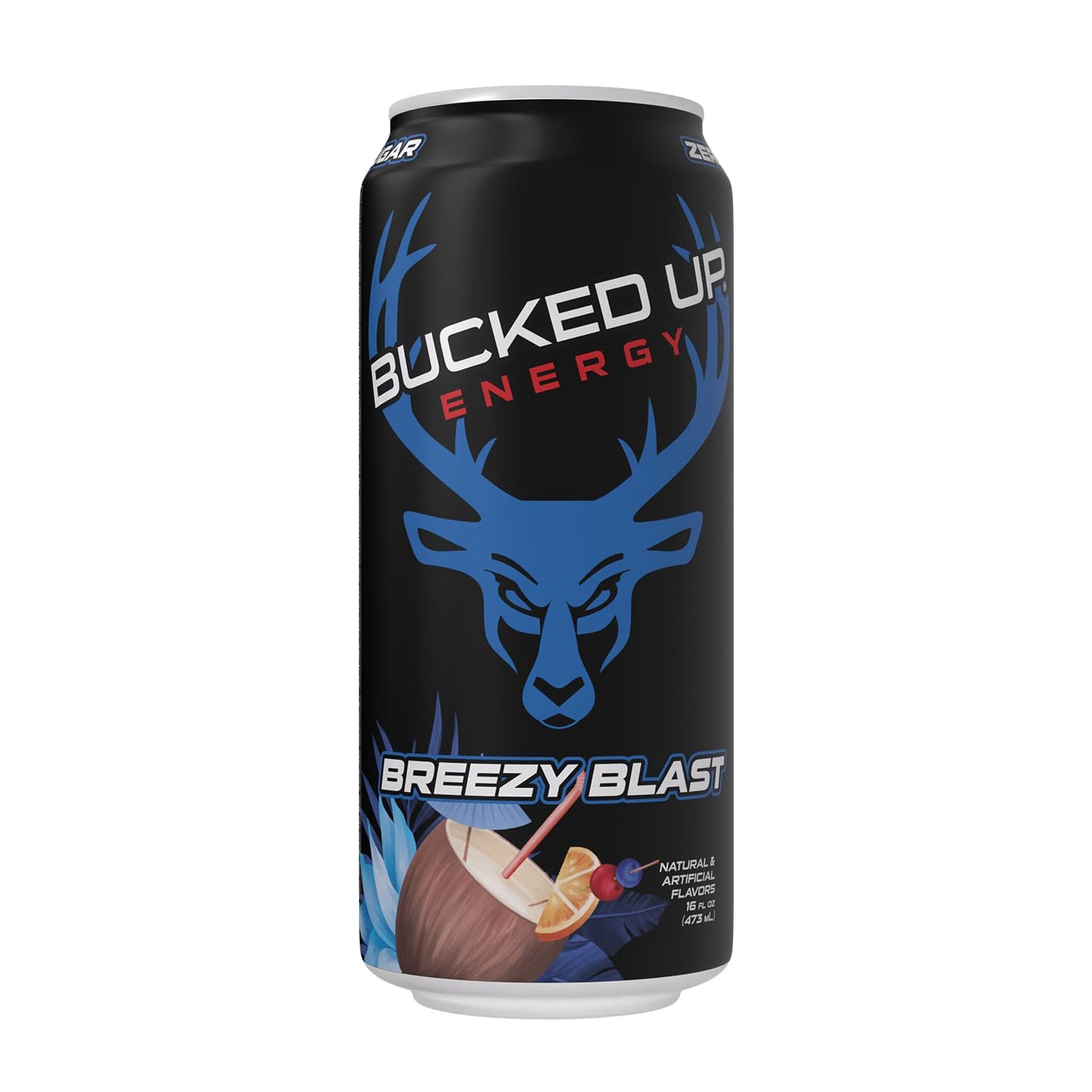 Bucked Up Energy Drink 300mg (Blood Raz) (12 CT)