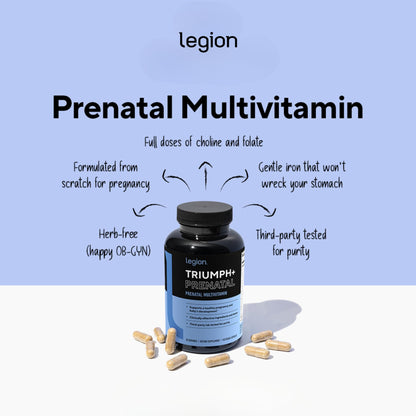 LEGION Triumph Men's Sport Vitamin - Complete Multivitamin for Men - Daily Vitamins for Men to Boost Health and Performance - Men's Multivitamin with 21 Vitamins & Minerals - 30 Servings