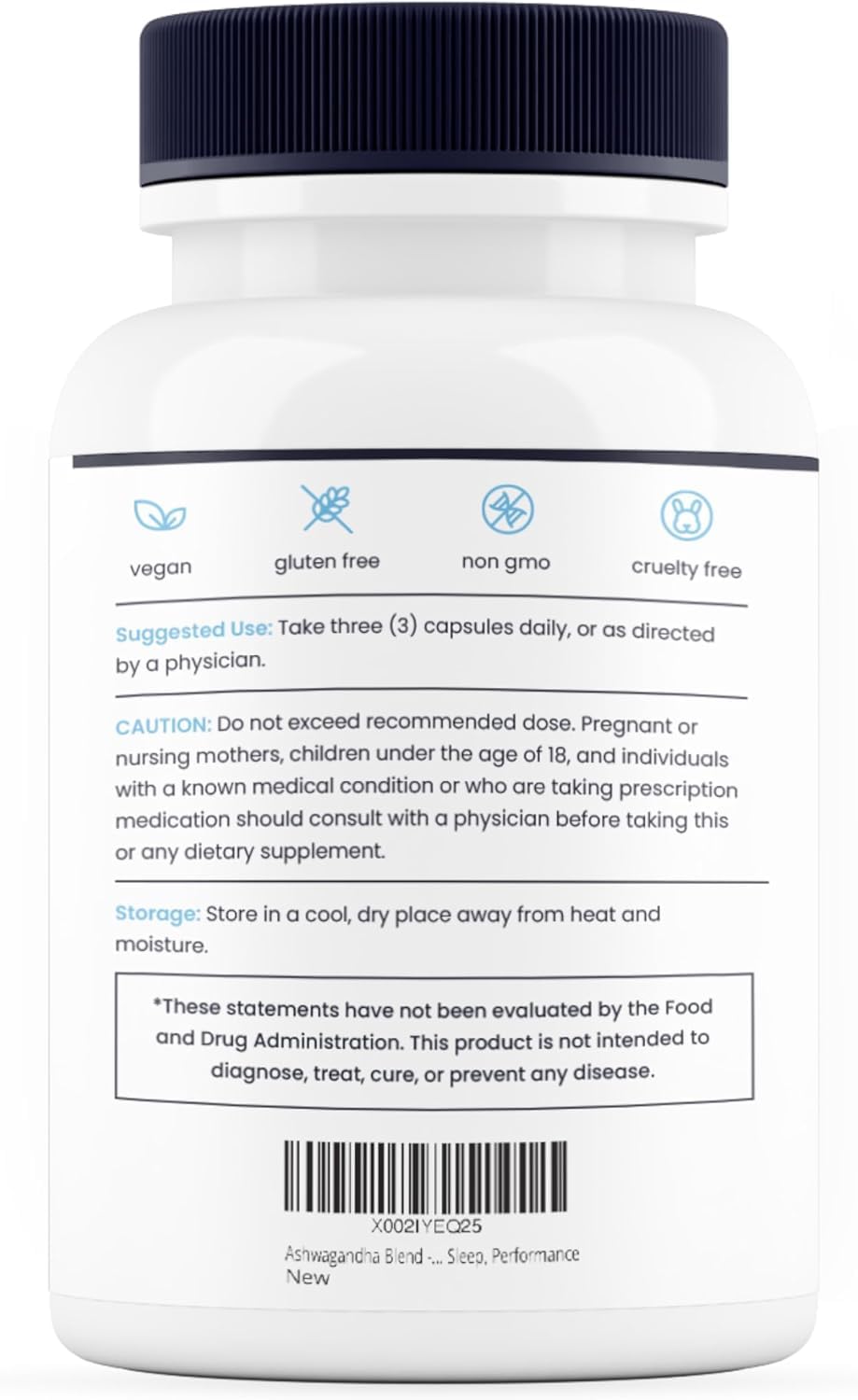 Nature's Pure Blend Ashwagandha Supplements – Organic Ashwagandha Root & Extract for Women and Men – Stress Relief, Sleep, and Mood Support – Athletic Performance & Focus Support – 60 Vegan Capsules Nature's Pure Blend buy australia supplements