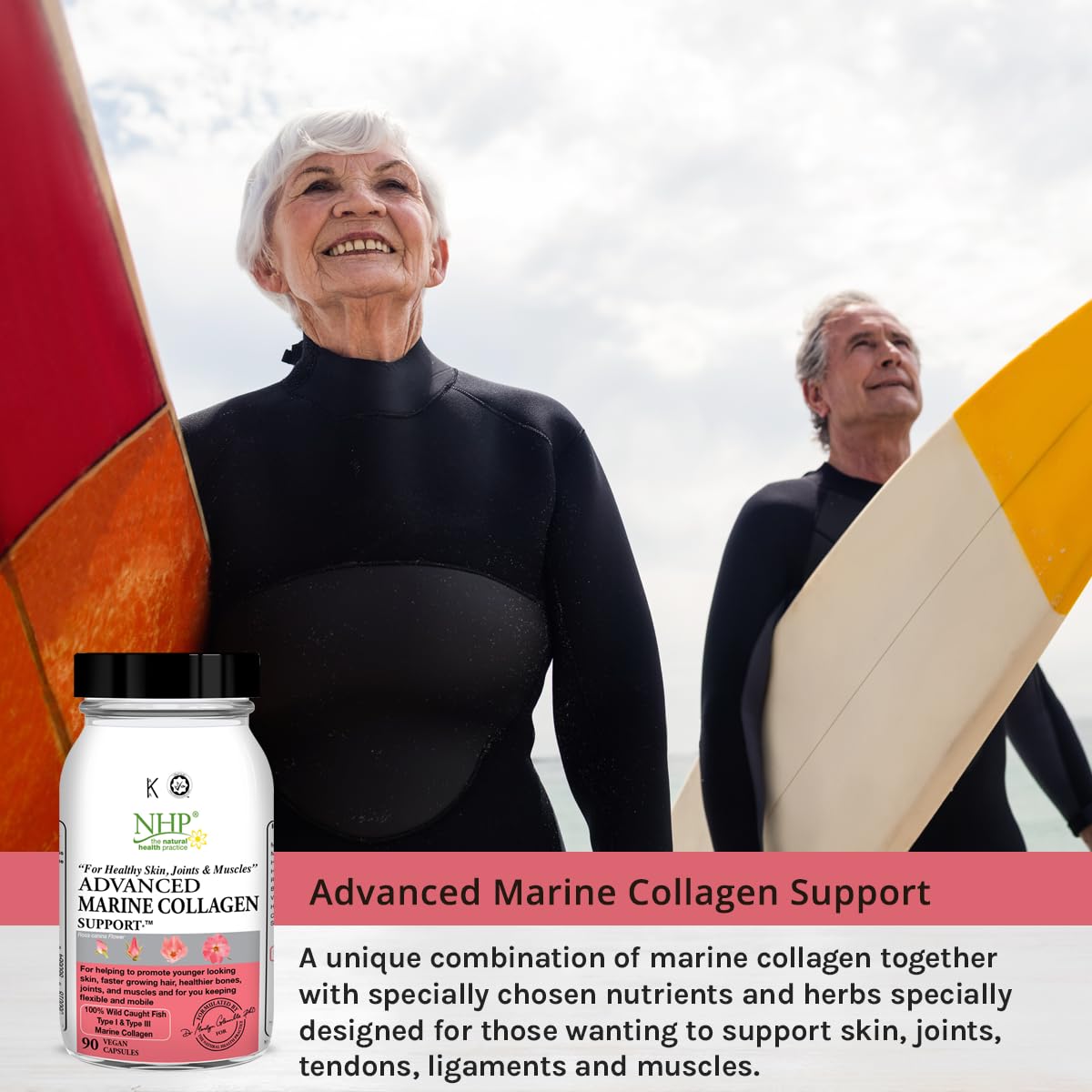 Advanced Marine Collagen Support, specifically Designed to Support Skin NHP The Natural Health Practice buy australia supplements