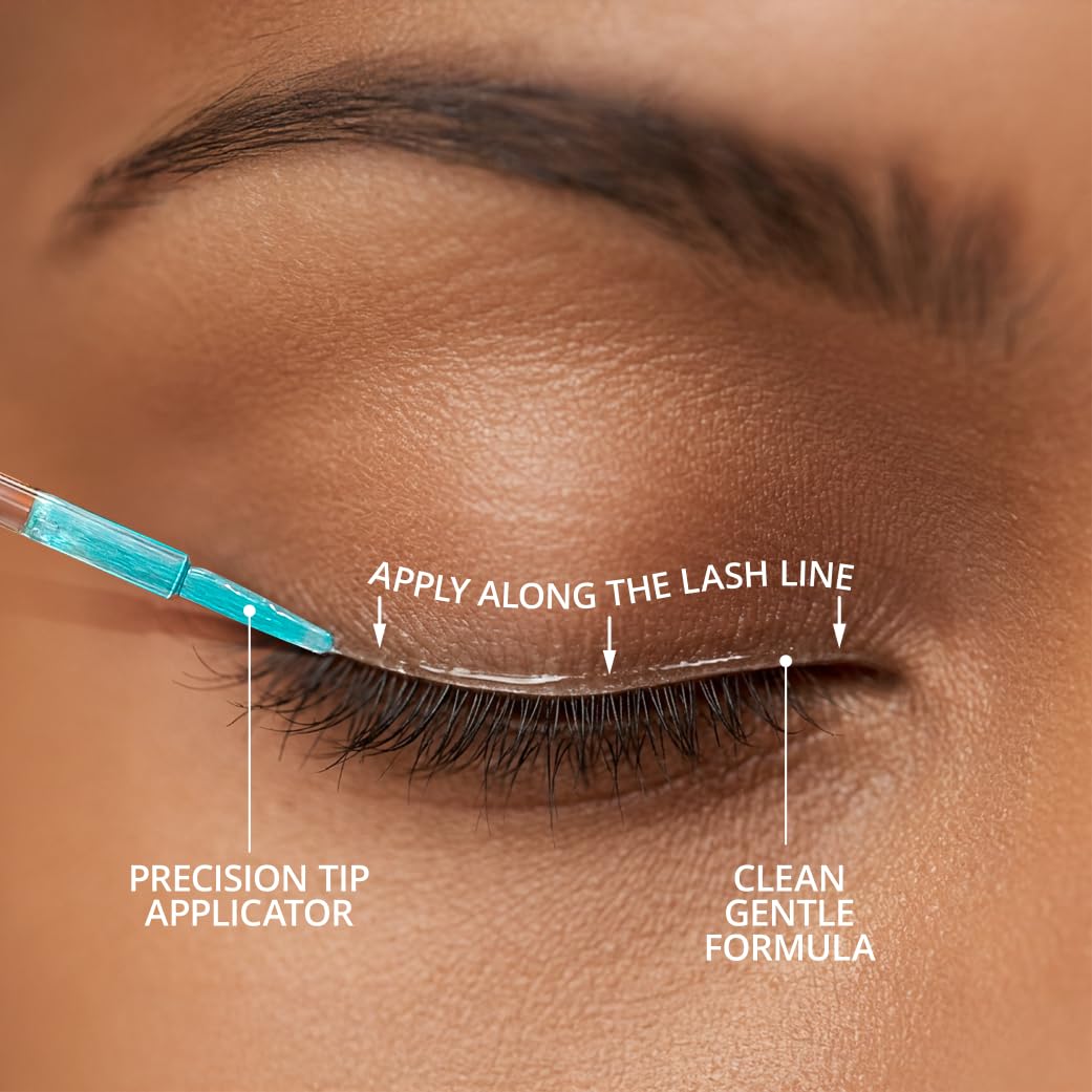 SugarbearPRO LashCare Vitamin Serum with Peptides MSM and Biotin | Vegan Formula | 3 Month Supply for Fuller Healthier Looking Lashes