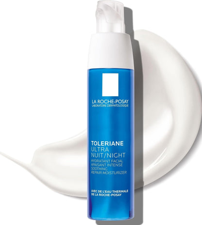 La Roche-Posay Toleriane Dermallergo Night Cream with Vitamin E 1.35oz La Roche-Posay