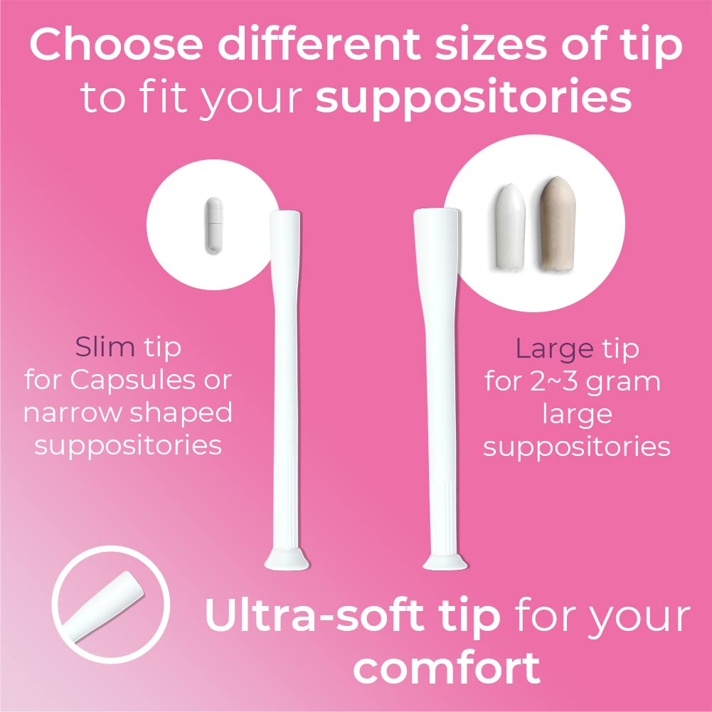 Natureland [10 Pack] Vaginal Suppository Applicators for Women, Soft Tip Auxiliary Tool for Pills Natureland buy australia supplements