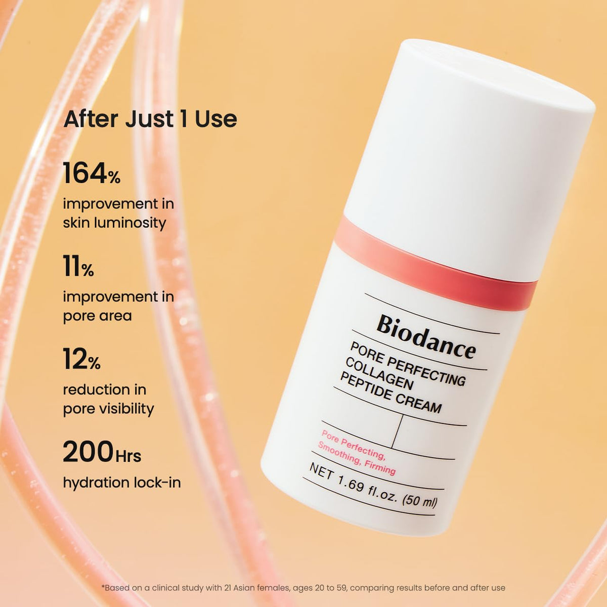 BIODANCE Pore Perfecting Collagen Peptide Cream, Hydrating, Plumping, Pore Care, Firming Facial Moisturizer, Korean Skin Care, Self Care Gifts for Women | 1.69 fl. oz. BIODANCE