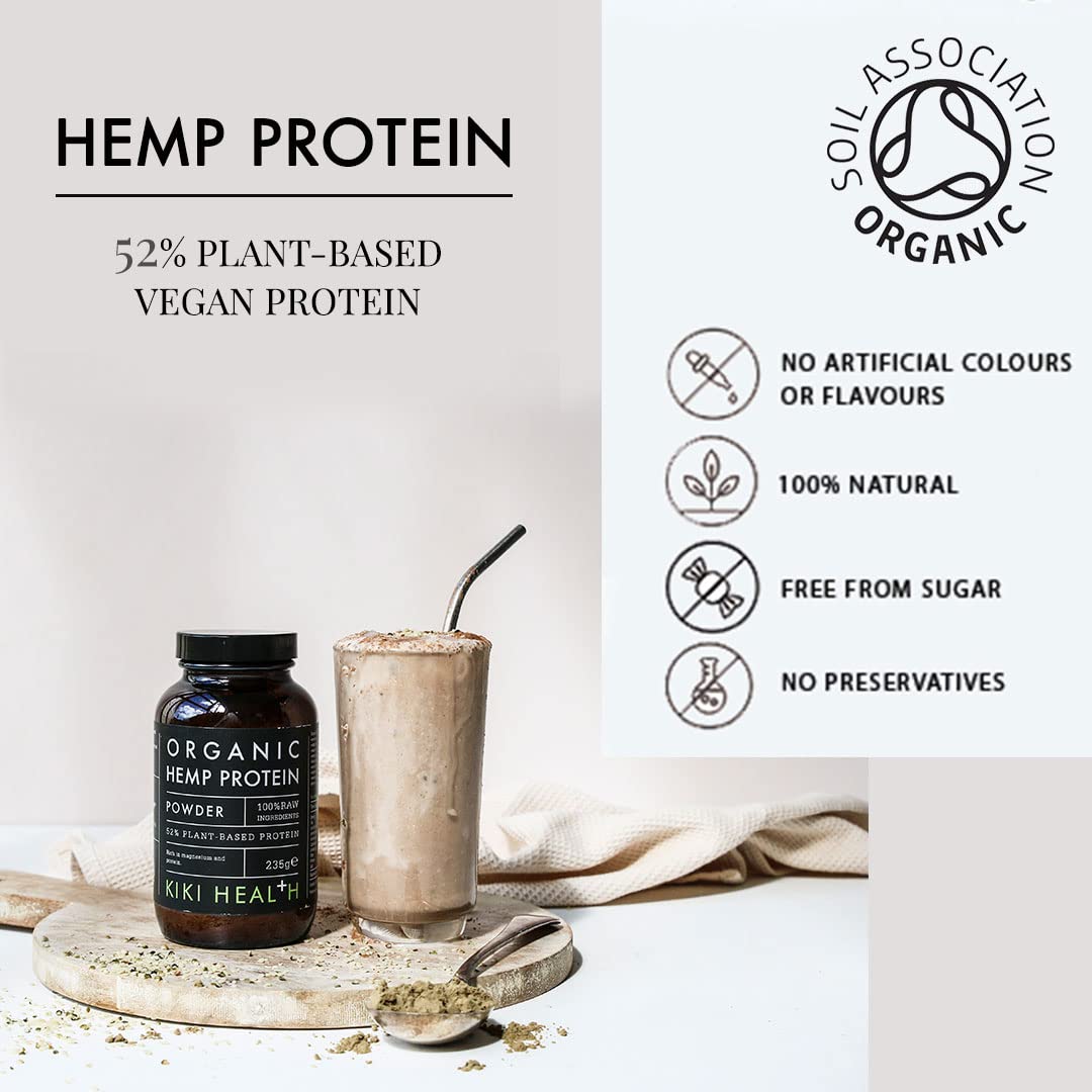 KIKI Health - Organic Hemp Protein - Plant-Based Protein Powder - Rich in Magnesium and Omega 3 KIKI HEALTHBuy Supplements Australia