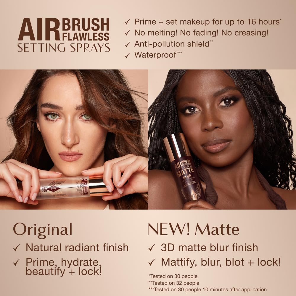 Charlotte Tilbury Airbrush Flawless Setting Spray - Hydrating & Waterproof Charlotte Tilbury