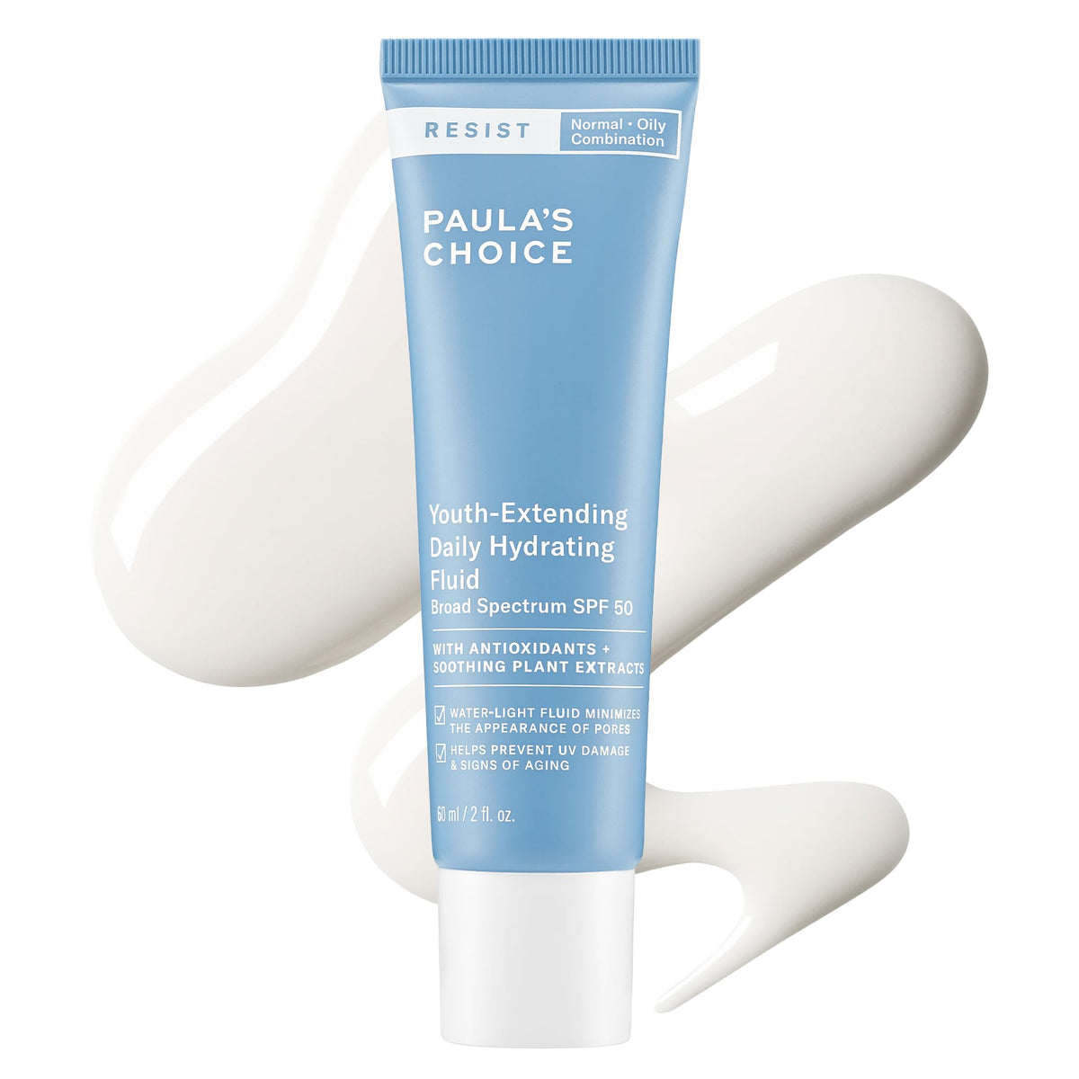 Paula's Choice RESIST Hydrating Fluid Face Moisturizer SPF 50, 2 Fl Oz Paula's Choice