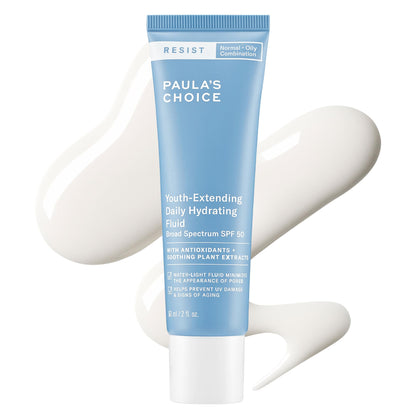 Paula's Choice RESIST Hydrating Fluid Face Moisturizer SPF 50, 2 Fl Oz Paula's Choice