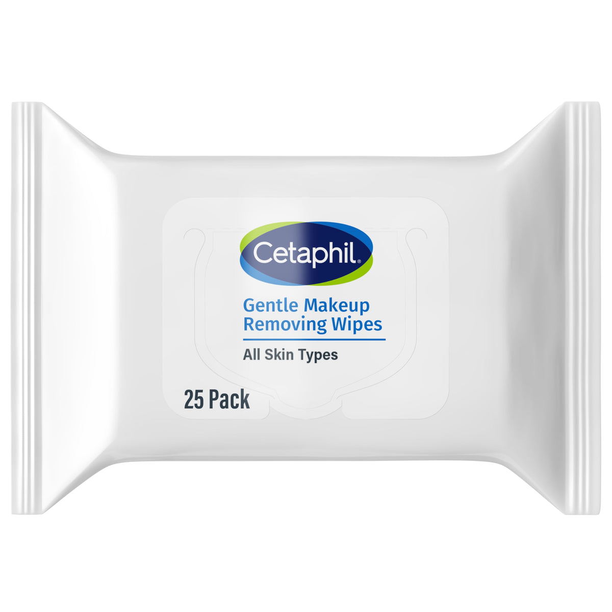 Cetaphil Gentle Makeup Remover Face Wipes, Fragrance Free, 25 Count Cetaphil