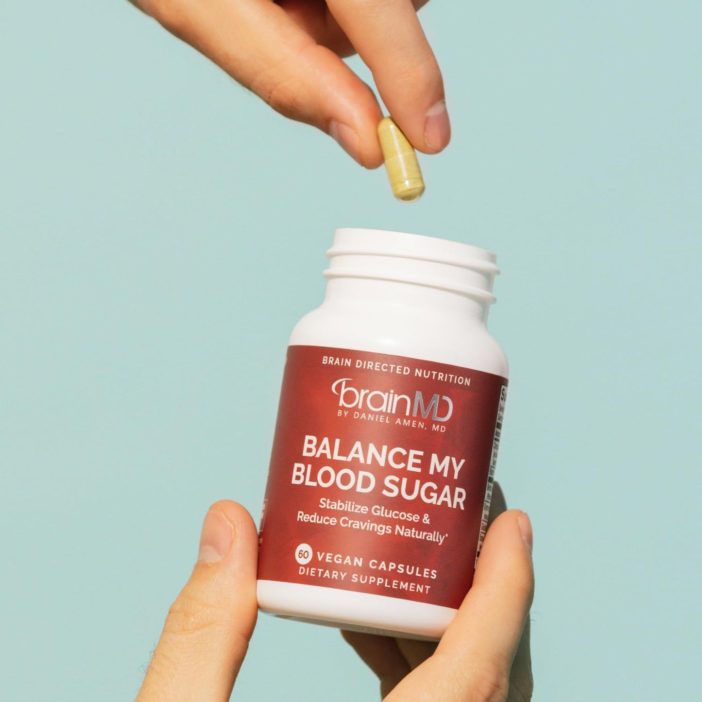 BRAINMD Balance My Blood Sugar Metabolic Wellness Supplement | Chromium, Cinnamon Extract, Alpha-Lipoic Acid, Berberine, 30 Servings
