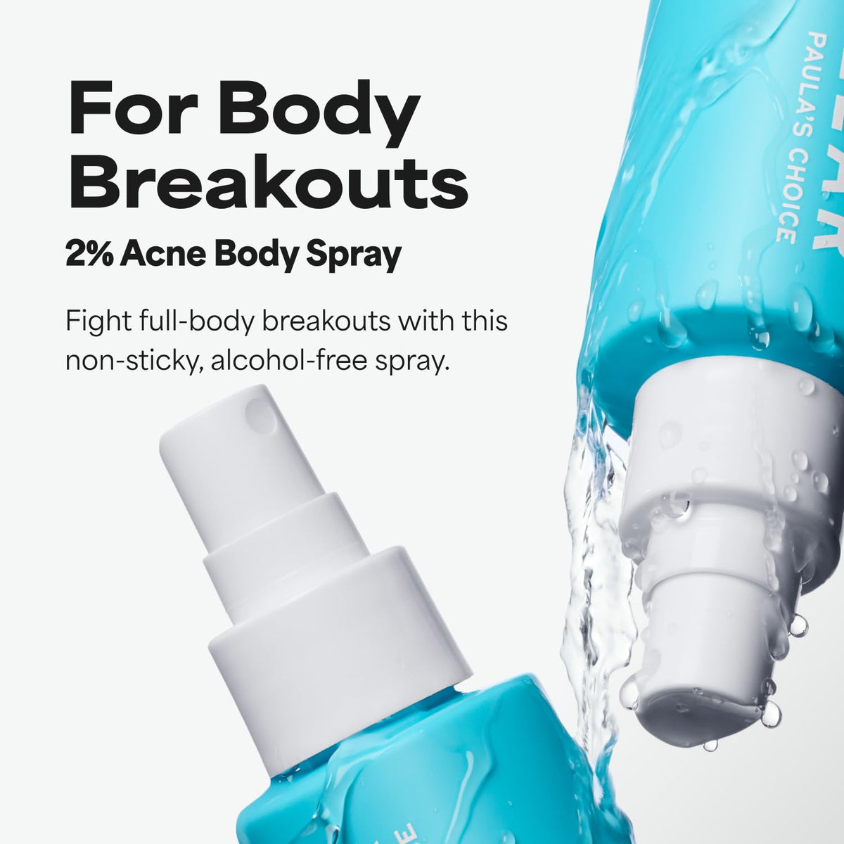 Paula's Choice CLEAR Salicylic Acid Exfoliating Body Acne Spray, 4 Fl Oz Paula's Choice