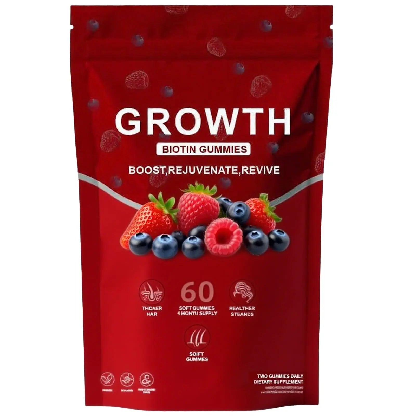 BDQBDQ Lumin Hair Growth Gummies, Infused with Biotin, Vitamins, and Botanical Extracts to Support Healthy Hair Growth and Strength BDQBDQ buy australia supplements