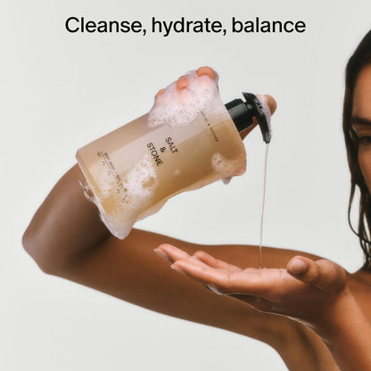 Salt & Stone Body Wash for Women & Men, Bergamot & Hinoki 15.2 fl oz Salt & Stone