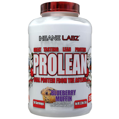 Insane Labz ProLean | Premium Hydrolyzed Collagen Protein & Whey Isolate Protein Powder | 26g Protein | Low Fat, Zero Sugar | 50 Servings Chocolate Ice Cream