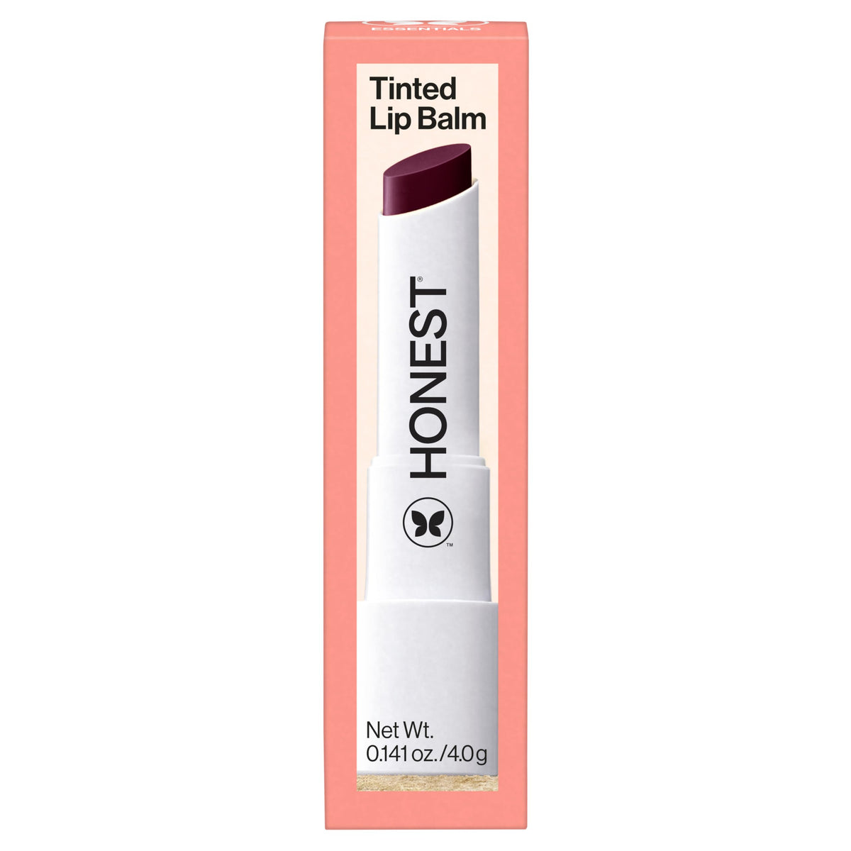 Honest Beauty Tinted Lip Balm, Cruelty-Free, Vegan, Moisturizing, Plum Drop Honest Beauty