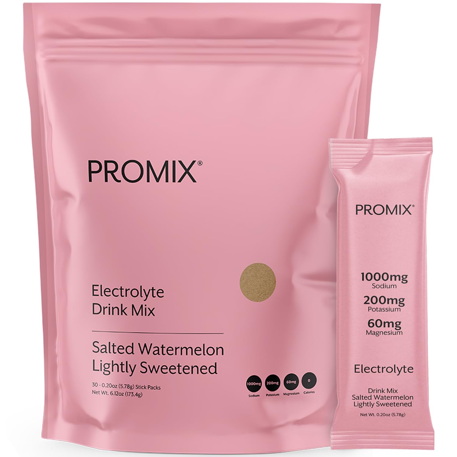ProMix Nutrition Electrolytes Powder Hydration Packets - Himalayan Pink Salt, Magnesium, Potassium, Vitamin C - Salted Watermelon, ProMix Nutrition buy australia supplements