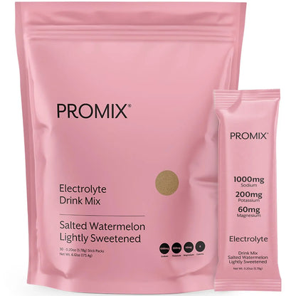 ProMix Nutrition Electrolytes Powder Hydration Packets - Himalayan Pink Salt, Magnesium, Potassium, Vitamin C - Salted Watermelon, ProMix Nutrition