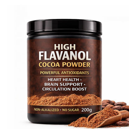 High Flavanol Cocoa Powder, Flavanol Rich Cocoa Powder– 1200mg Cocoa Flavanols – 10X More Flavanols – Supports Heart Health, Nitric Oxide & Energy NUEVIDA