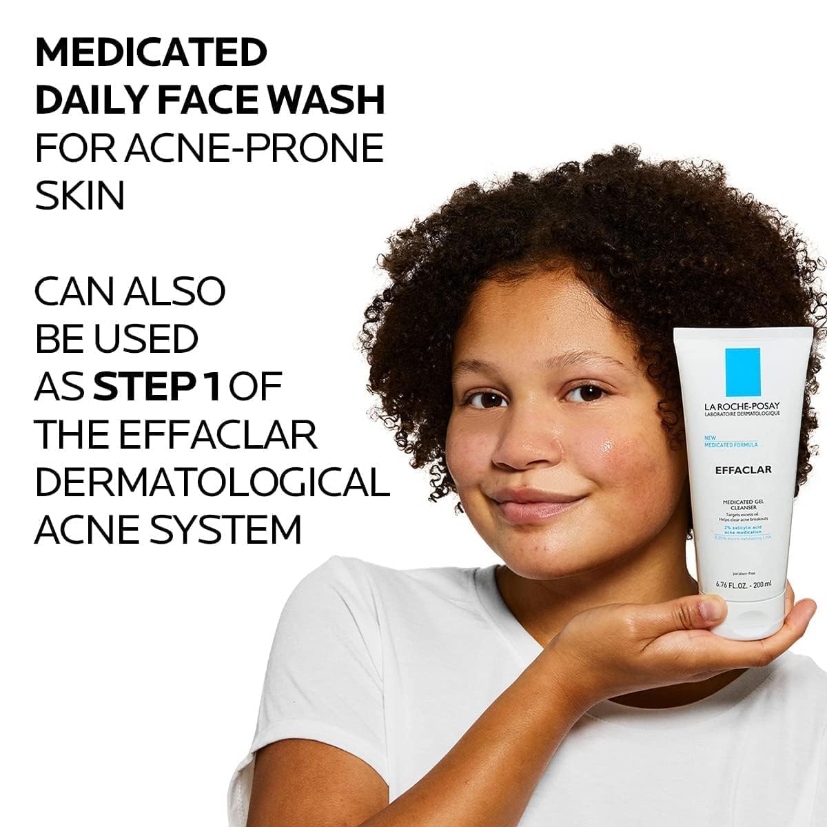 La Roche-Posay Effaclar Medicated Acne Face Wash with Salicylic Acid, 6.8oz La Roche-Posay