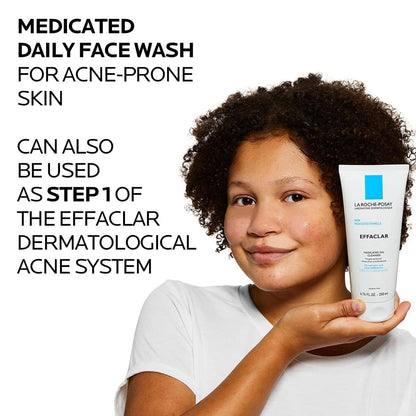 La Roche-Posay Effaclar Medicated Acne Face Wash with Salicylic Acid, 6.8oz La Roche-Posay