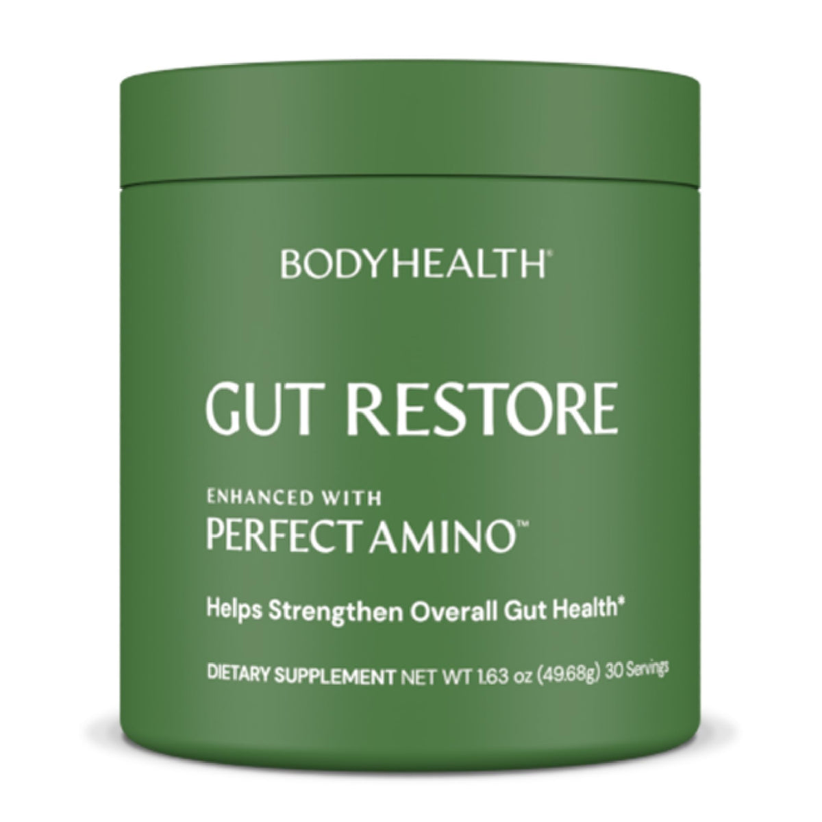 BodyHealth Gut Restore with PerfectAmino, ImmunoLin, and Humic Acid - Gut Health Supplement for Digestive and Immune Support - Unflavored - 30 Servings BodyHealth