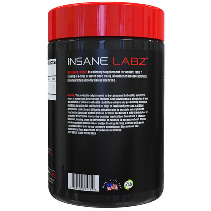 Insane Labz Creatine Monohydrate - Unflavored, Supports Increased Strength, Size and Power, 5g Per Serving, 60 Servings