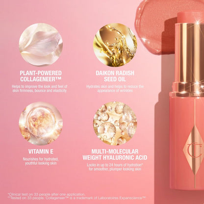 Charlotte Tilbury Unreal Healthy Glow Blush Stick - Buildable Cream Makeup Charlotte Tilbury