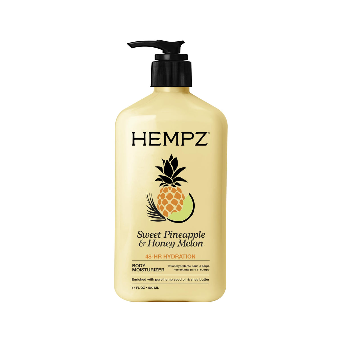 Hempz Sweet Pineapple & Honey Melon Moisturizing Body Lotion - 17 Fl Oz Hempz
