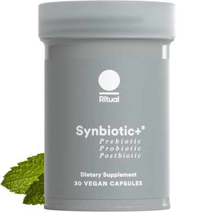 Ritual Synbiotic - Complete 3-in-1 Probiotic, Prebiotic, Postbiotic - for Women and Men - to Support Gut, Digestive Health, Regularity, Bloating Ritual