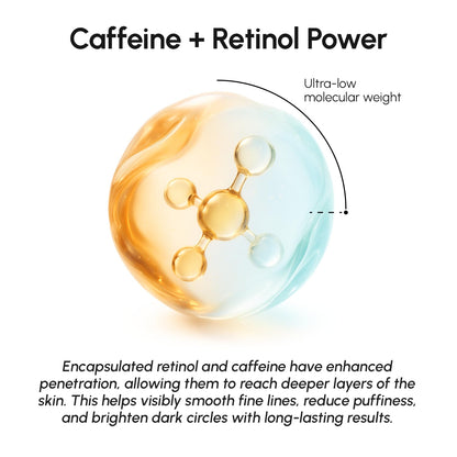MAREE Under Eye Balm Stick Hydrating – Retinol Caffeine Under Eye Brightener Stick for Older Women – Collagen Undereye Cream MAREE