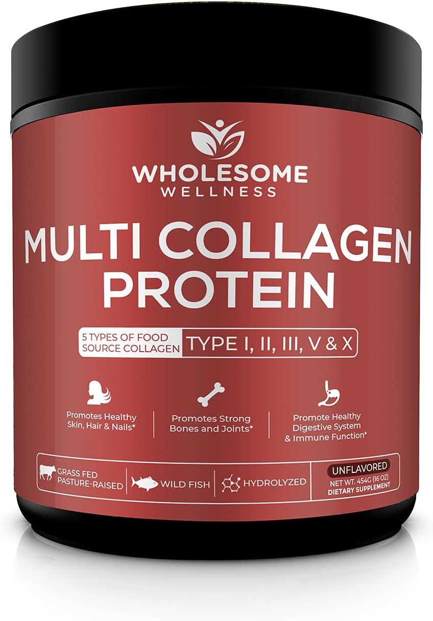 Whole Food Multivitamin for Women + Multi Collagen Protein Powder Hydrolyzed (Type I II III V X) Bundle Gsupps Australia