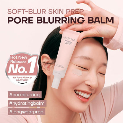 MISSHA Glow Pore Blurring Balm Primer for Face, Hydrating Base 1.35 oz MISSHA