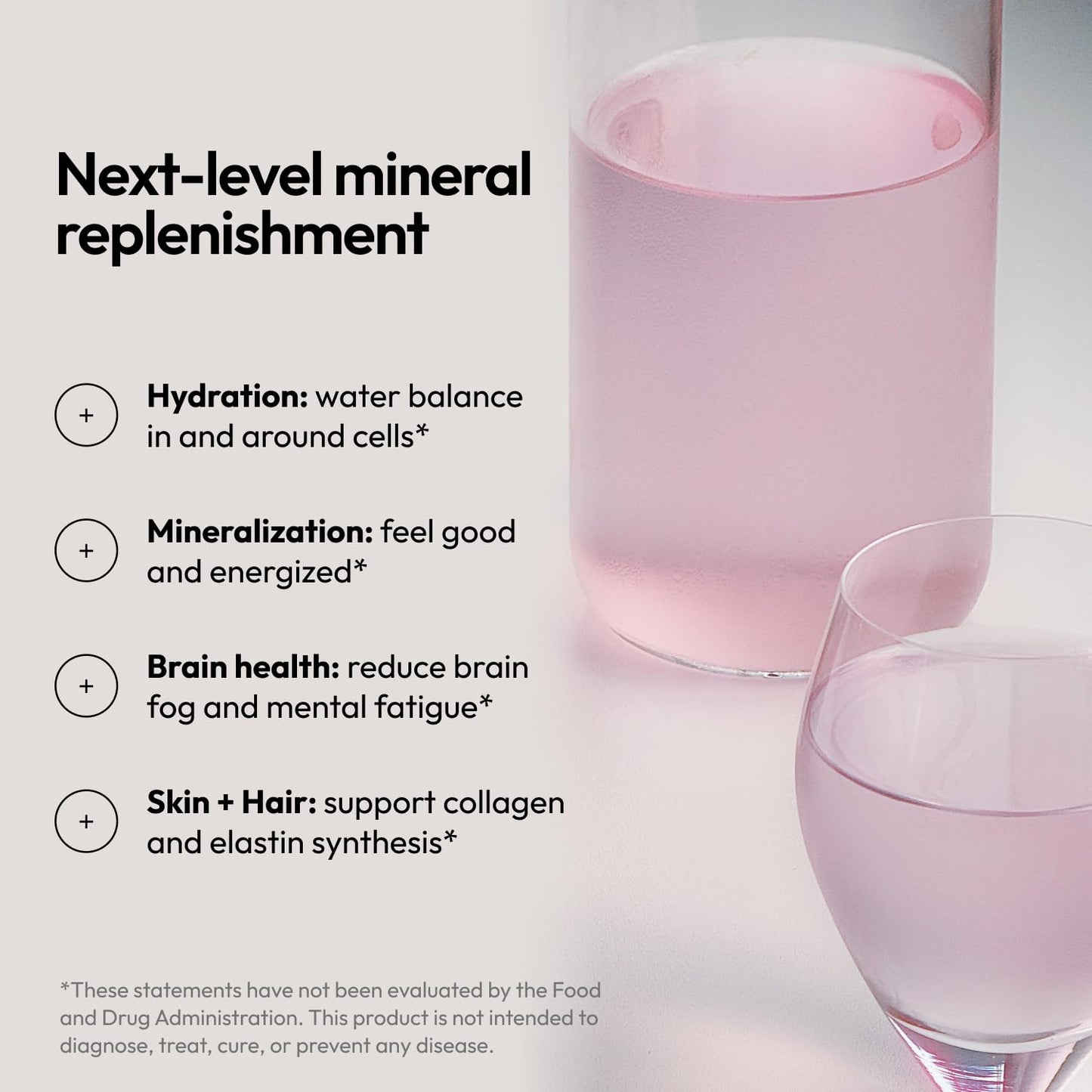 Moon Juice Mini Dew Electrolytes Powder - Sugar Free Minerals & Electrolyte Hydration Powder for Instant Hydration & Brain Support - Magnesium, Calcium, Potassium, Pink Salt, Watermelon, 30 Servings