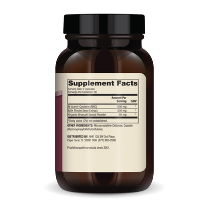 Dr. Mercola NAC with Milk Thistle - with Antioxidants - Supports Normal Detoxification Processes - 500 mg N-Acetyl-Cysteine per Serving - Non-GMO Dr. Mercola