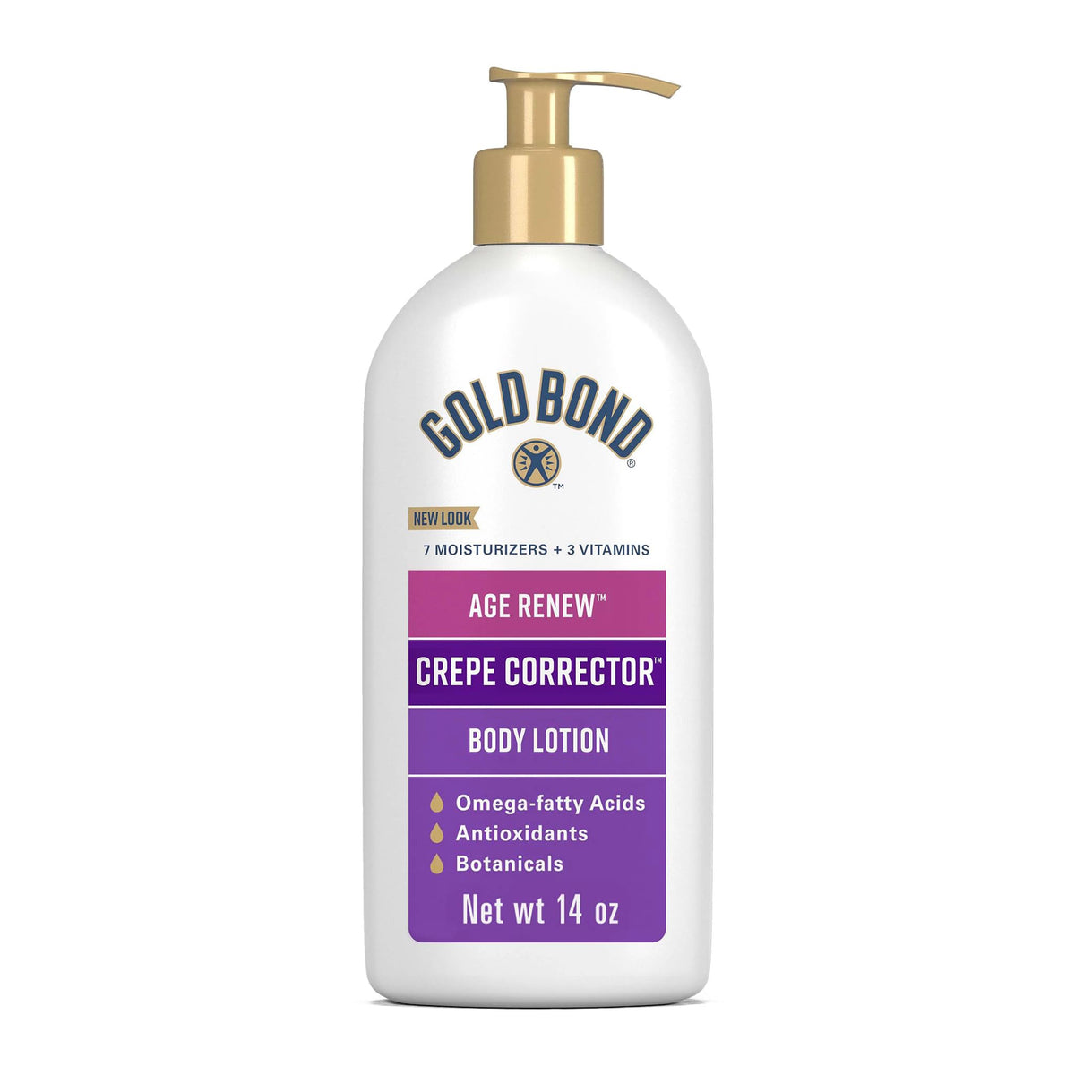 Gold Bond Age Renew Crepe Corrector Body Lotion, 14 Oz Gold Bond
