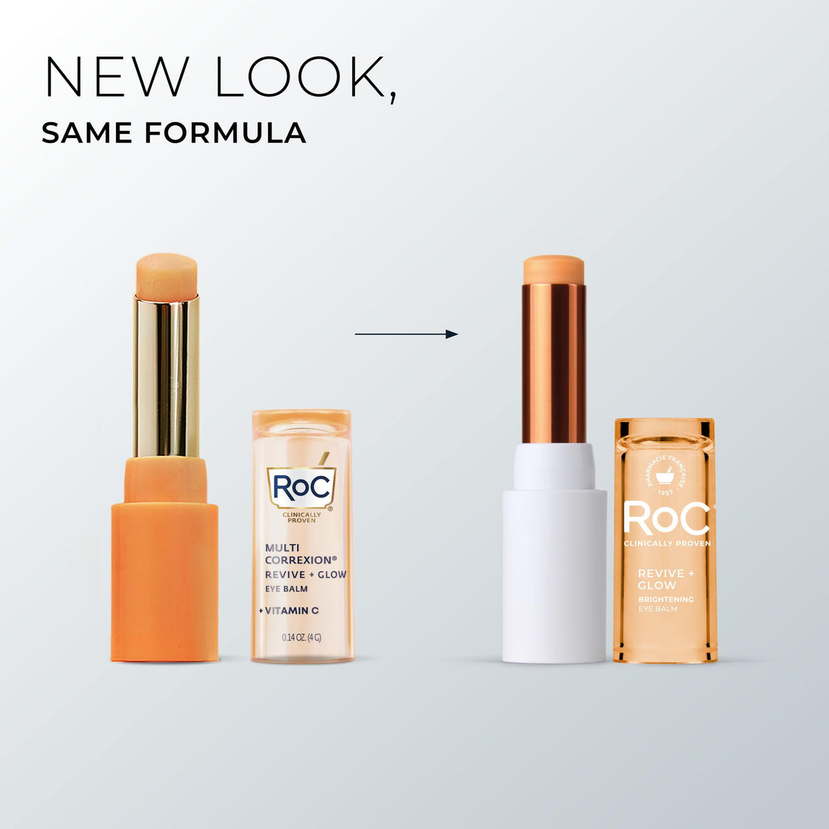 RoC Multi Correxion Eye Balm with Vitamin C, 0.14 oz, Brightening Eye Cream RoC