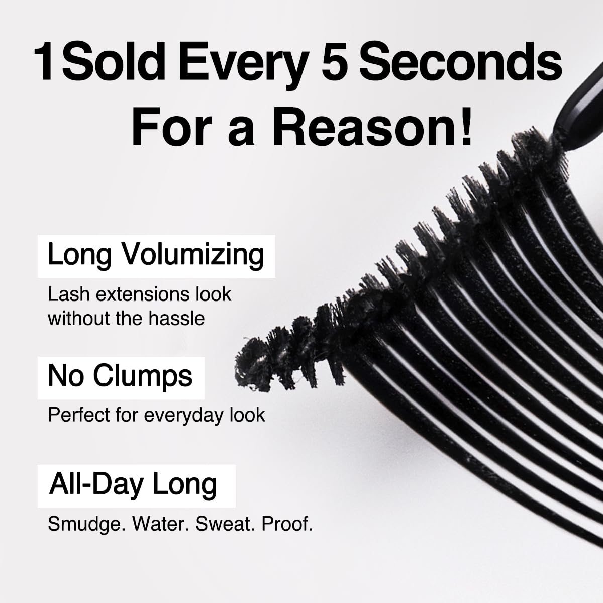 CLIO Kill Lash Superproof Mascara, Waterproof Fiber Lengthening for Straight Lashes, Smudge & Flake-Proof, Clump-Free Lash Extension for Lifted Curl, Safe for Sensitive Eyes (001 Long Curling) CLIO PROFESSIONAL
