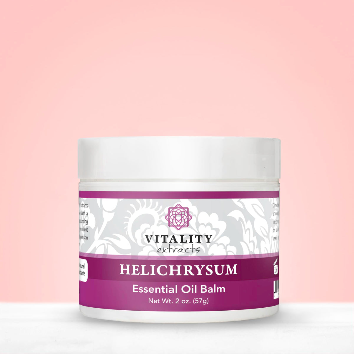 Vitality Extracts Helichrysum Balm - 2oz, Helichrysum Gymnocephalum, Beeswax, Almond Oil, Ultra-Moisturizing, Skin Healing, Full Body Hydration Vitality