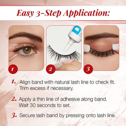 Ardell Naked Lashes 421 Subtle Volume Natural Look False Eyelashes, 4 Pairs Ardell