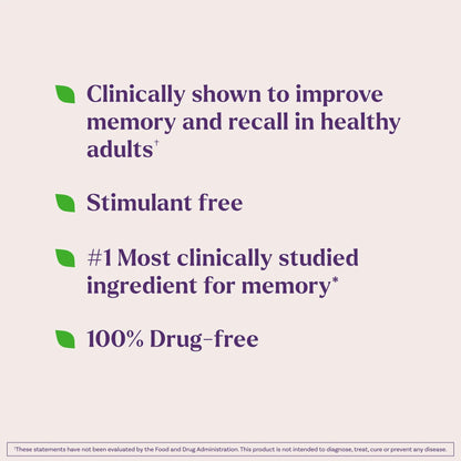 Natrol Cognium Memory, Brain Health Supplements for Adults, Brain Memory Supplements, Enhances Mental Agility in Healthy Adults, Natrol
