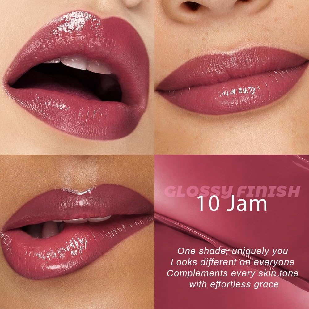 Kaely Lip Oil Stick Makeup, Tinted Lip Balm Glossy Lipstick for Women Kaely
