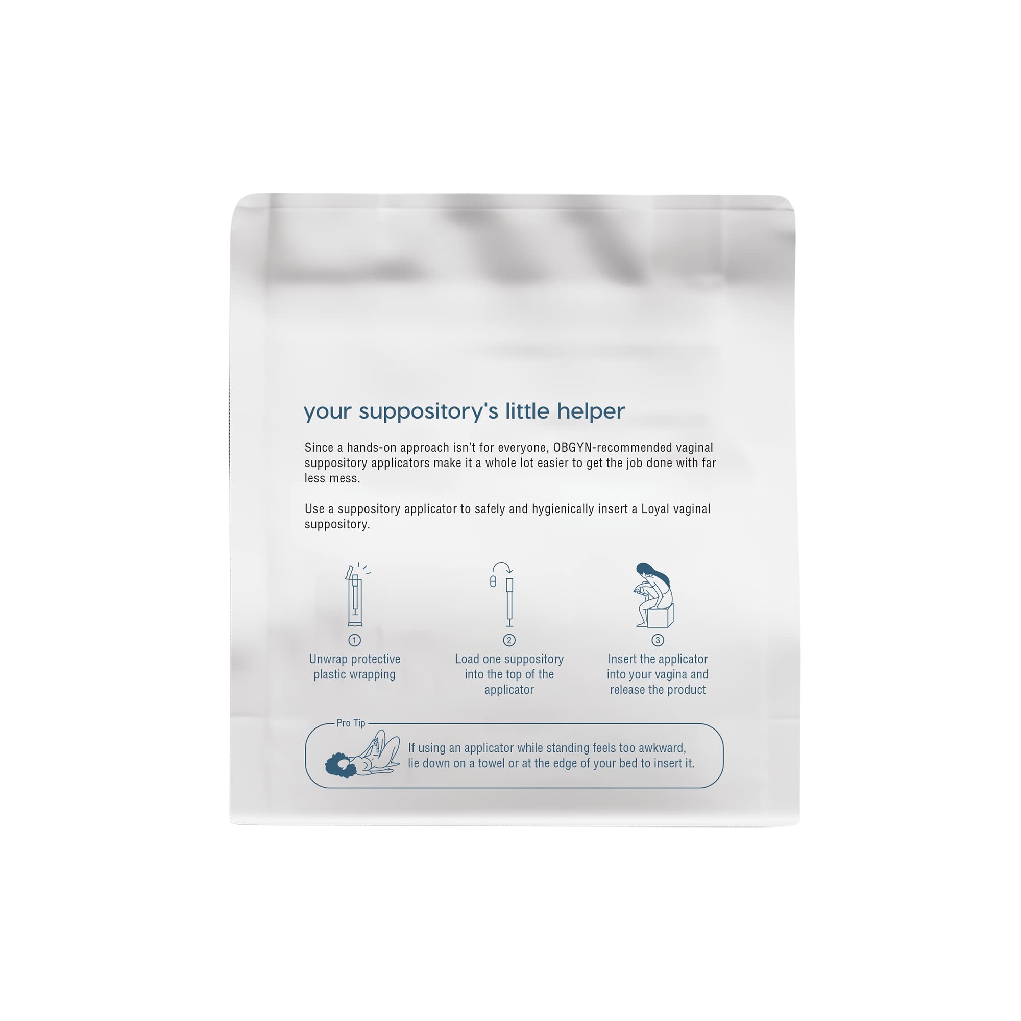 Loyal The Helper Suppository Applicators | Efficient | Compact | Comfortable | Fits Most Brands, Pills, Tablets and Boric Acid Suppositories (30-Pack) Loyal buy australia supplements