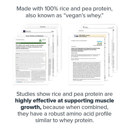 LEGION Plant+ Vegan Protein Powder, Chocolate - Rice and Pea, Plant Based Protein Blend. Gluten Free, GMO Free, Naturally Sweetened and Flavored, 20 Servings, (Chocolate)
