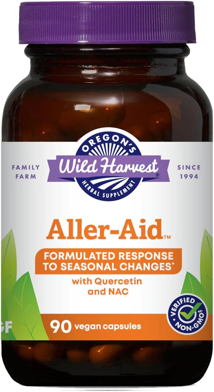 Oregon's Wild Harvest Aller-Aid with Quercetin Supplement, 90 Count Gsupps Australia