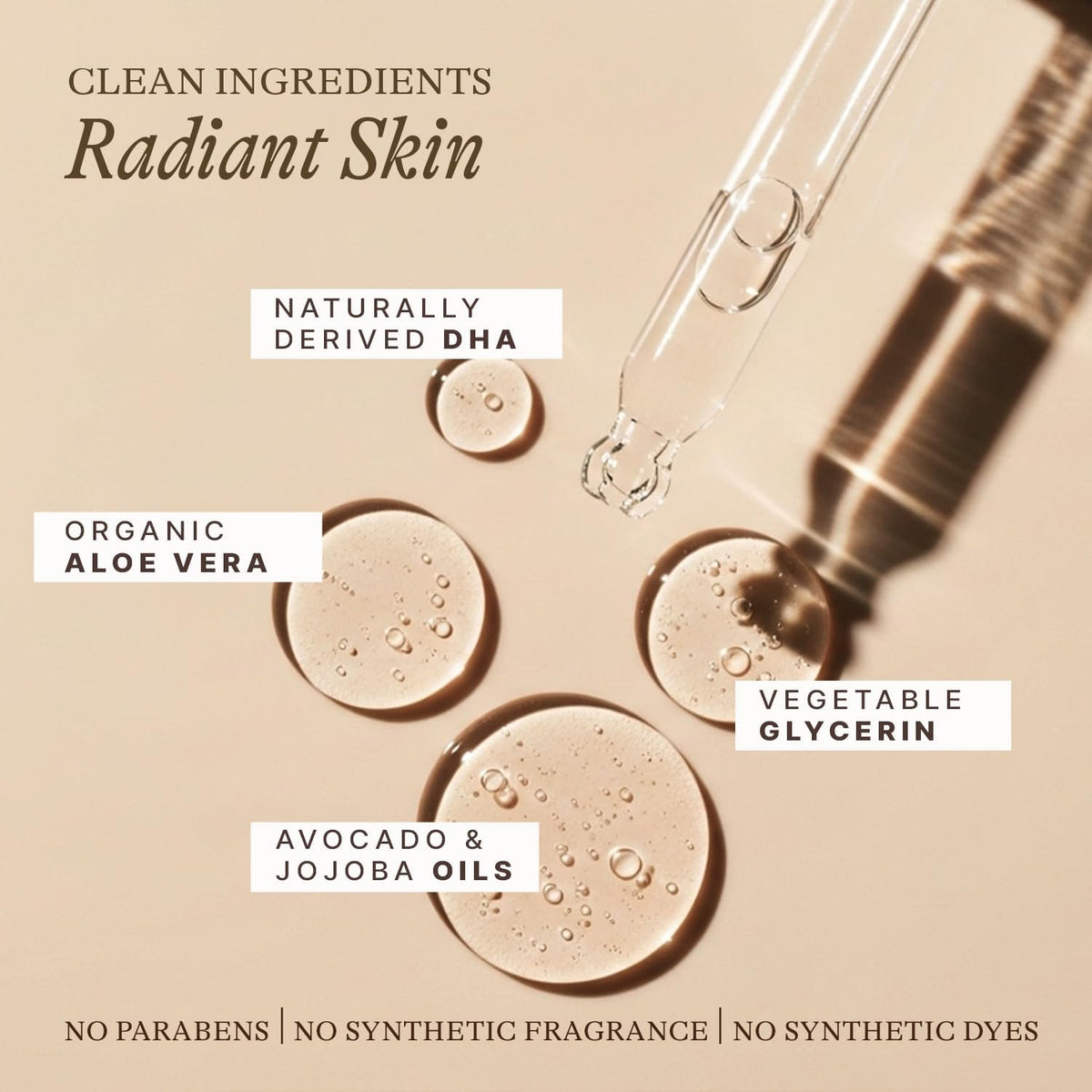 Self Tanning Drops - USA Made with Natural & Organic Ingredients Beauty by Earth