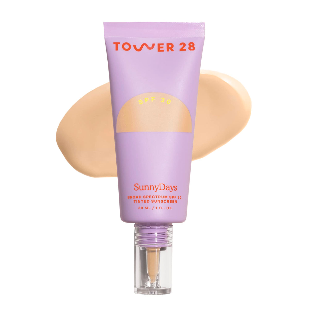 Tower 28 Foundation with SPF 30, SunnyDays Tinted Sunscreen, 15 (1 oz) Tower 28