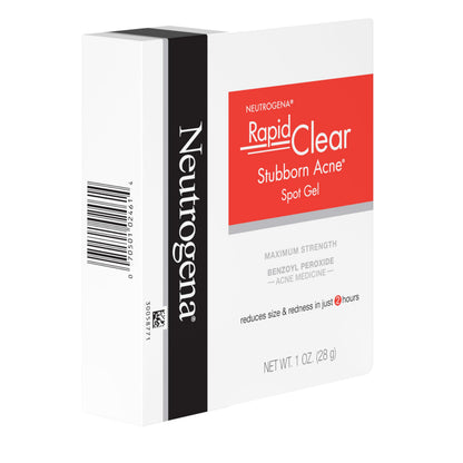 Neutrogena Rapid Clear Stubborn Acne Spot Treatment Gel, Maximum Strength 10% Benzoyl Per-oxide Neutrogena